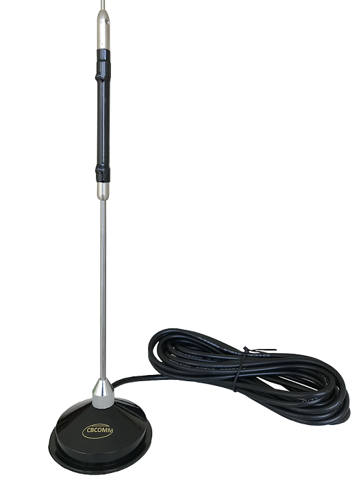 ANTENA MOVIL MAGNETICA TIPO HUSTLER CBCOMM 0.56 M 