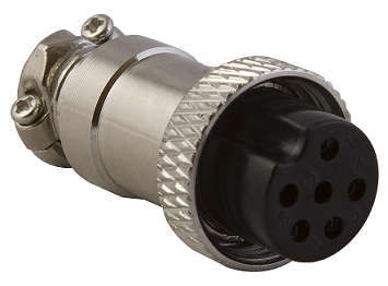 CONECTOR PARA MICROFONO CB 6P