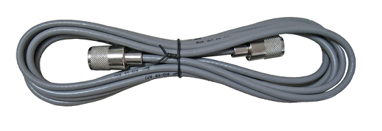 EXTENSION CABLE RG-58U GRIS 3.75 M, 2 CONECTORES