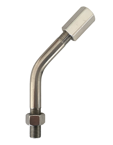 BASTON ACERO INOXIDABLE 0.12 M 45°