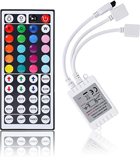 CONTROLADOR IR CON MANDO REMOTO PARA TIRA LED