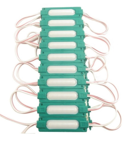 MODULO LED ENCAPSULADO VERDE, 20 MODULOS POR TIRA