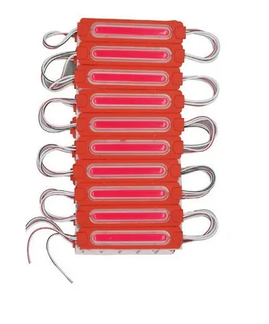 MODULO LED COB TIPO PLASMA ROJO, 20 MODULOS POR TIRA