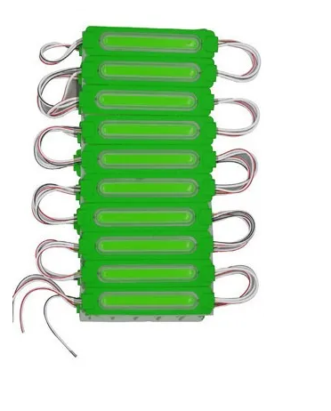 MODULO LED COB TIPO PLASMA VERDE, 20 MODULOS POR TIRA