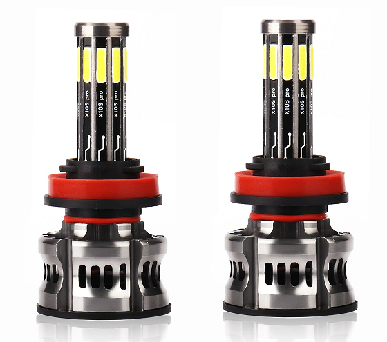 KIT LED H11 10 CARAS 6000K