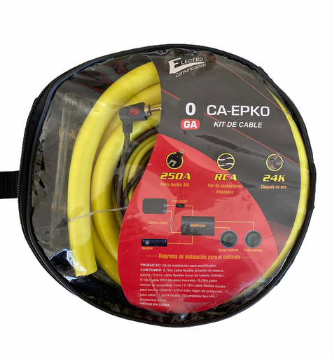 [CA-EPK0] KIT PARA INSTALACION DE CAR AUDIO CAL 0