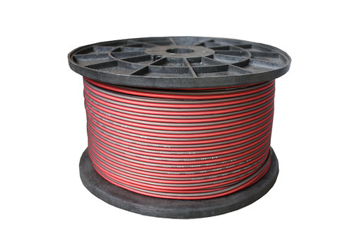 [CA-SC822-RB] CABLE FLEX PARA BOCINA CALIBRE 22 ROJO Y HUMO 152.5 M 