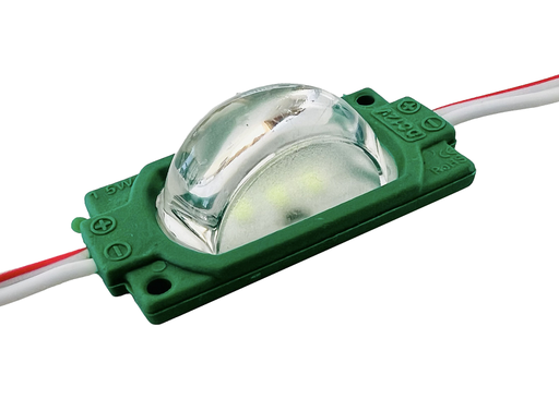 [LD-4622-V] MODULO LUPA 3 LED 4622 VERDE, 20 MODULOS POR TIRA