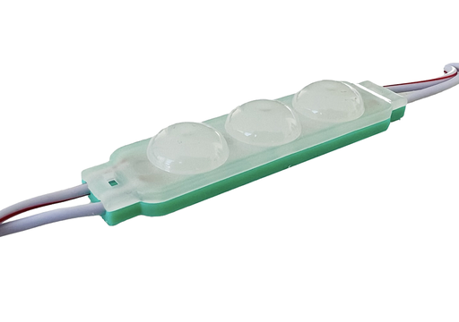 [LD-6315-V] MODULO REDONDO 3 LED 6315 VERDE, 20 MODULOS POR TIRA