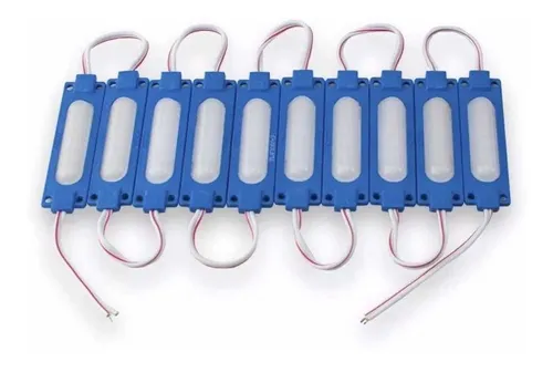 [LD-6818-A] MODULO LED ENCAPSULADO AZUL, 20 MODULOS POR TIRA