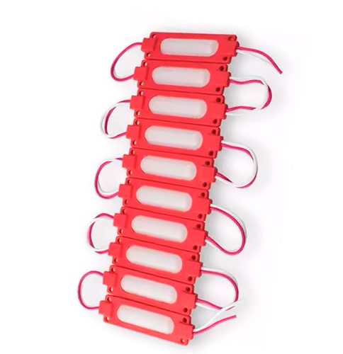 [LD-6818-R] MODULO LED ENCAPSULADO ROJO, 20 MODULOS POR TIRA