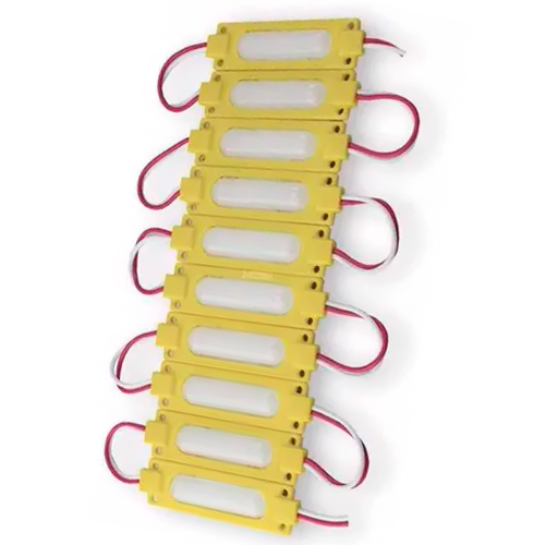 [LD-6818-Y] MODULO LED ENCAPSULADO AMARILLO, 20 MODULOS POR TIRA