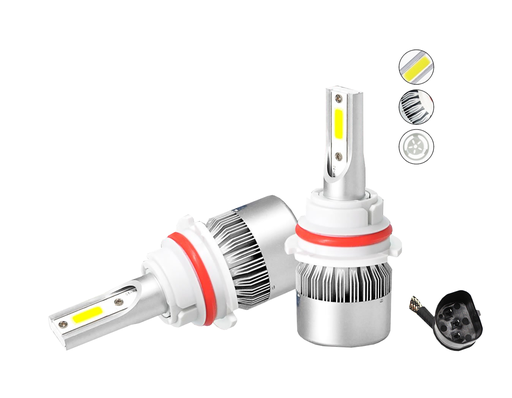 [LD-9007] KIT LED 9007 2 CARAS 8000LM ALTA Y BAJA 6000K