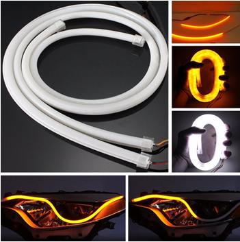 [LD-A1102FLX] TIRA LED DRL FLEX 0.60 M LUZ AMBAR FIJA