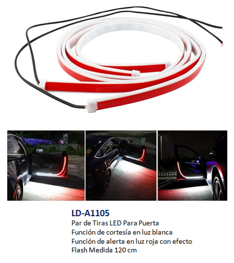 [LD-A1105] TIRA LED PARA PUERTA 2 COLORES