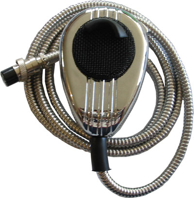 [MI-CDM512-5] MICROFONO CB CROMADO CABLE METALICO 5P COBRA