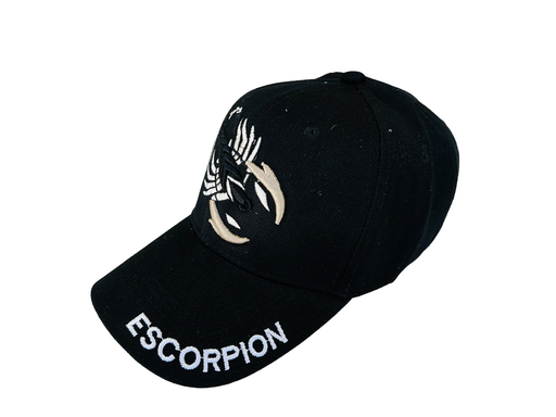[PB-0110-N] GORRA ESCORPION COLOR NEGRO