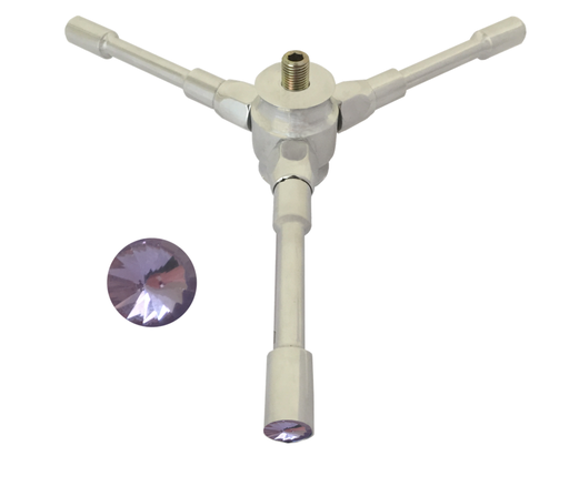 [RA-3PD-L] RADIAL 3 PUNTAS DIAMANTE LILA