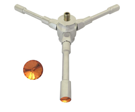 [RA-3PD-O] RADIAL 3 PUNTAS DIAMANTE NARANJA
