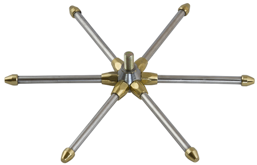 [RA-STAR6] RADIAL DE 6 PUNTAS DORADAS